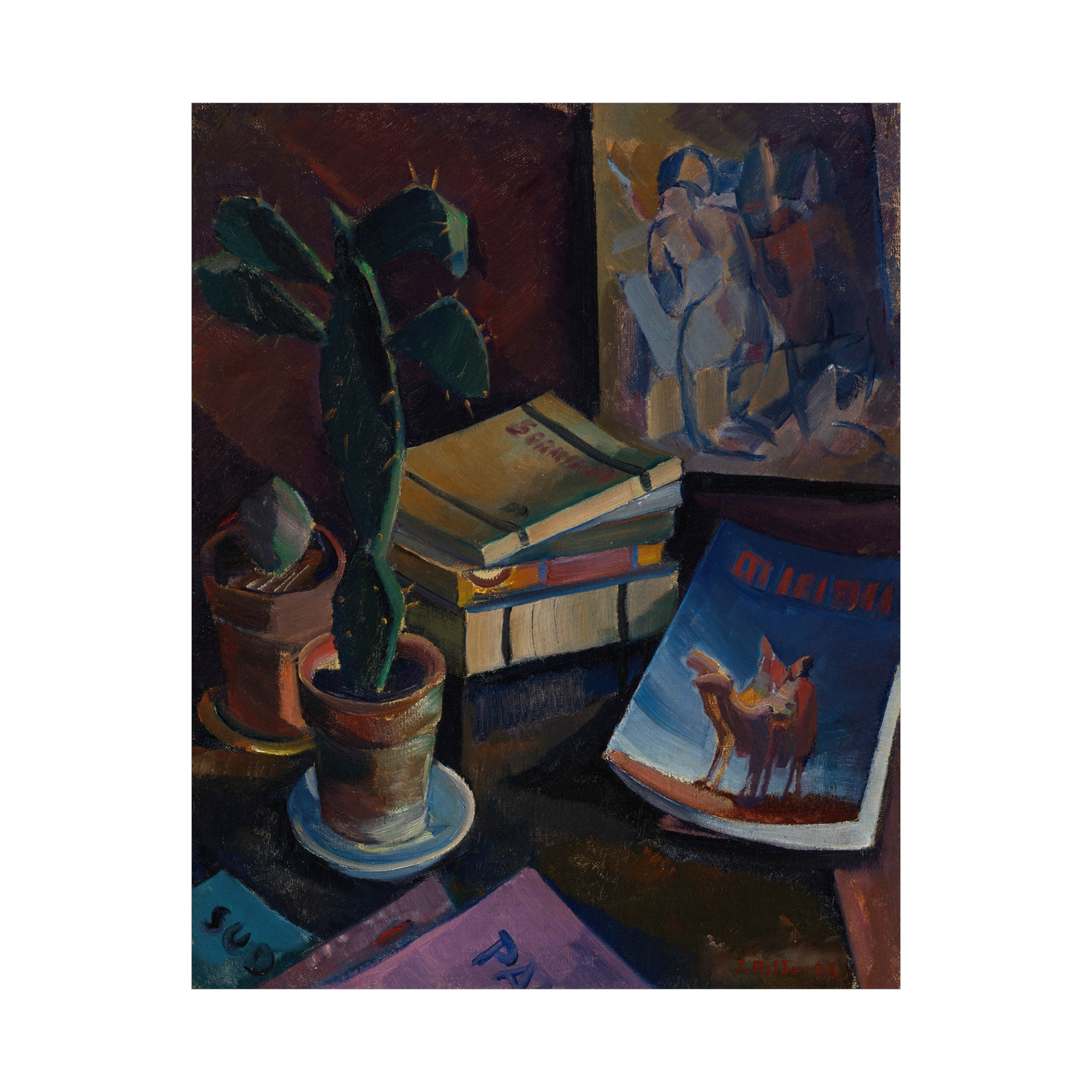 Books on a Table, Ilmari Aalto