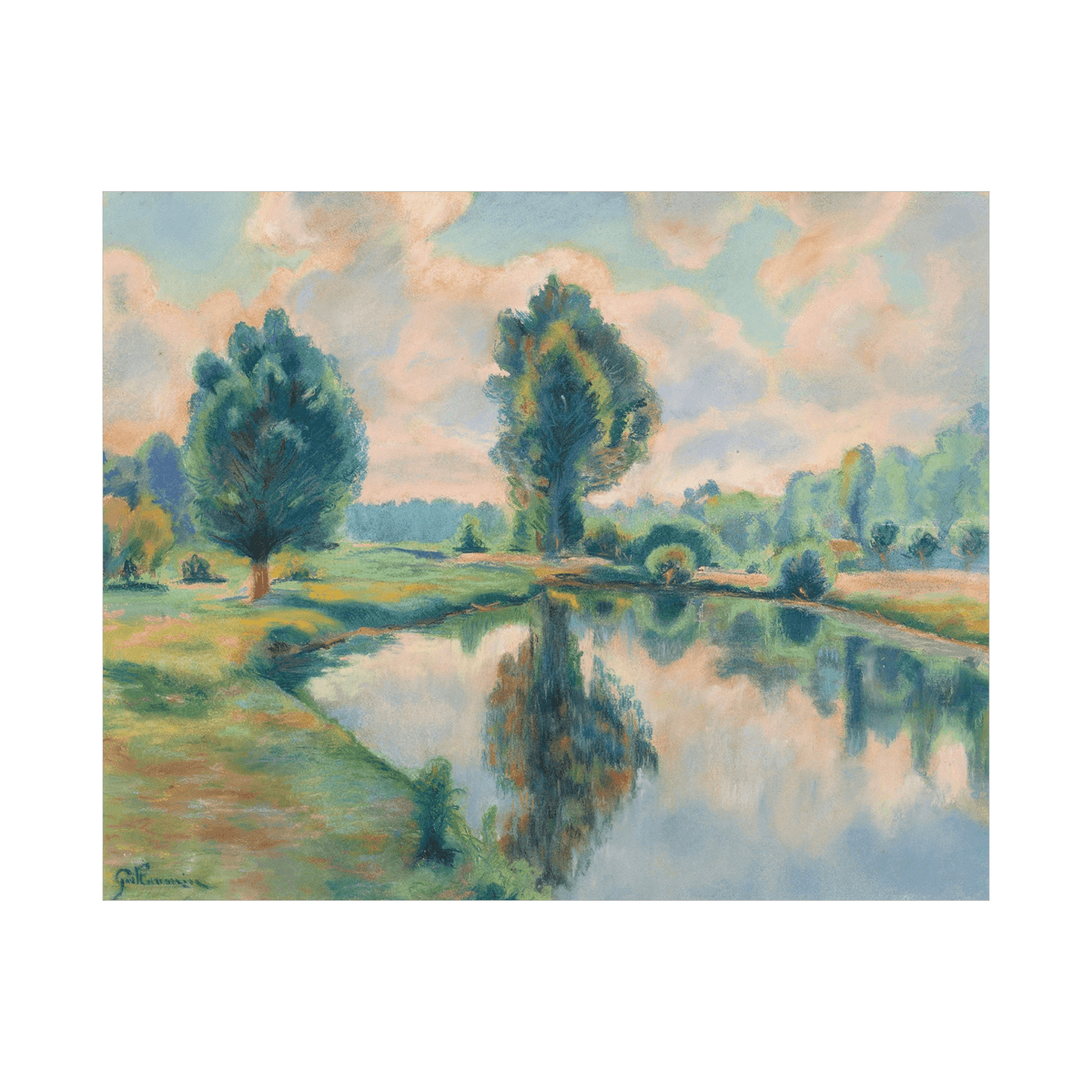 Bord de rivière, Armand Guillaumin - ArtDeco Canvas