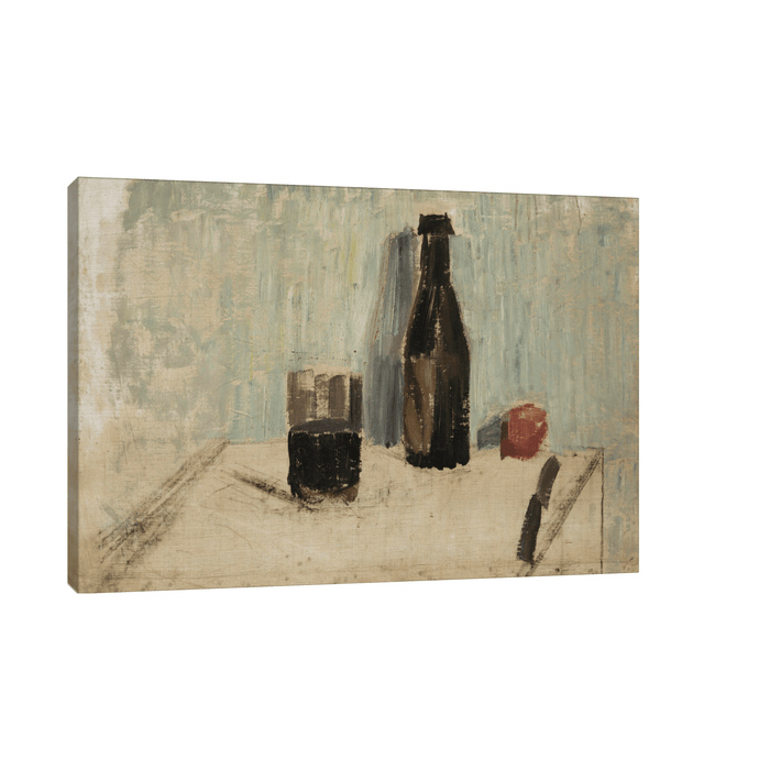 Bottle and glass, Nikolai Triik - ArtDeco Canvas