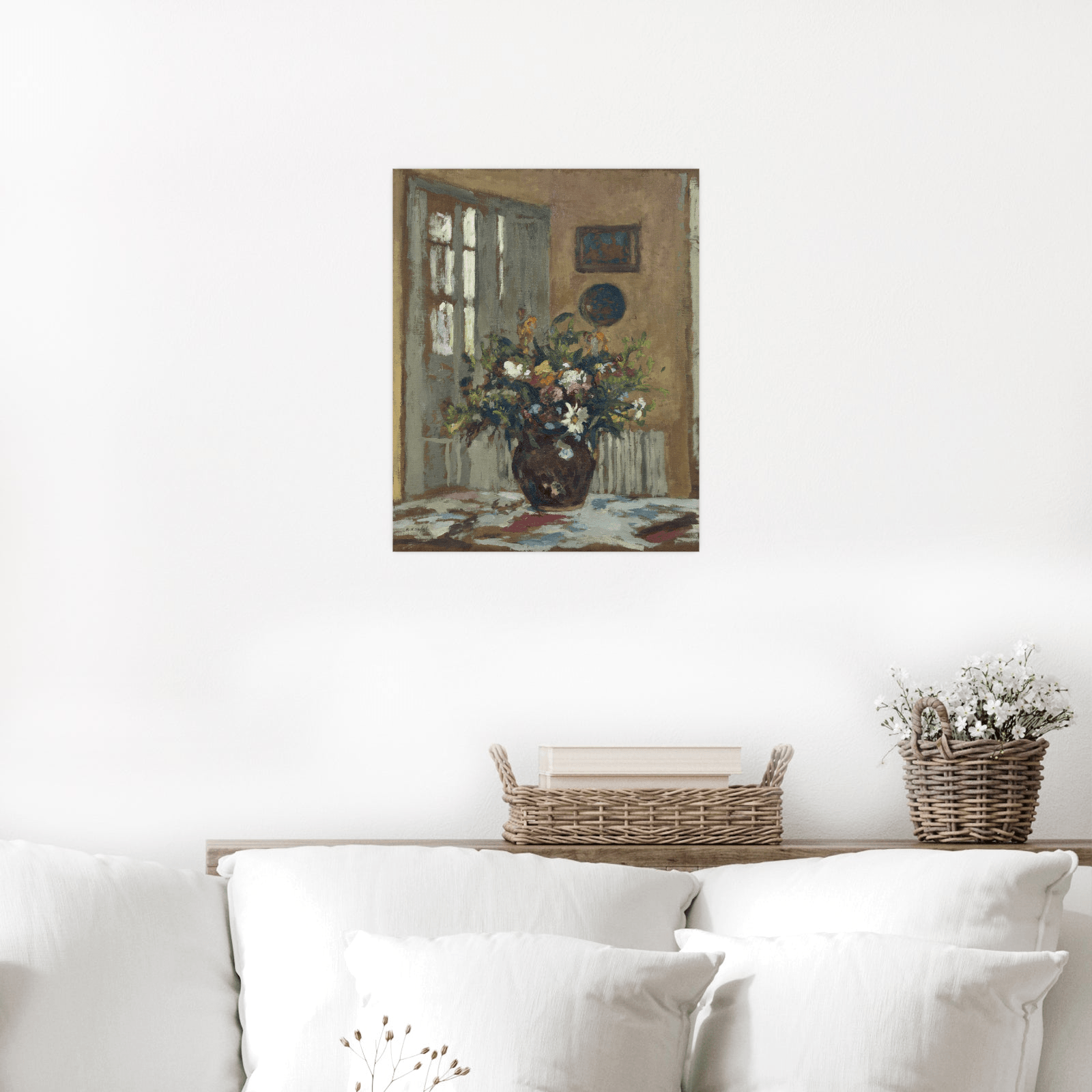 Bouquet de fleurs, Ker Xavier Roussel - ArtDeco Canvas