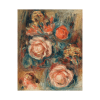 Bouquet of Roses, Pierre-Auguste Renoir - ArtDeco Canvas