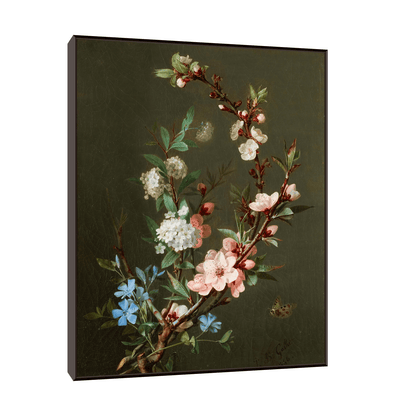 Branches Of Cherry Blossom, Jean-Baptiste Gallet - ArtDeco Canvas