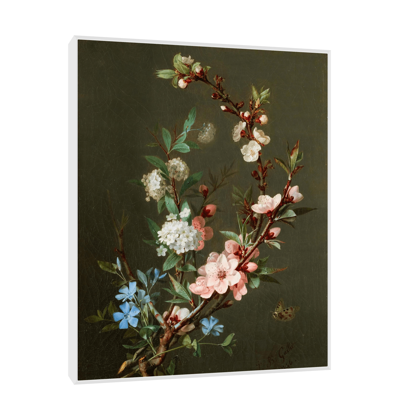 Branches Of Cherry Blossom, Jean-Baptiste Gallet - ArtDeco Canvas