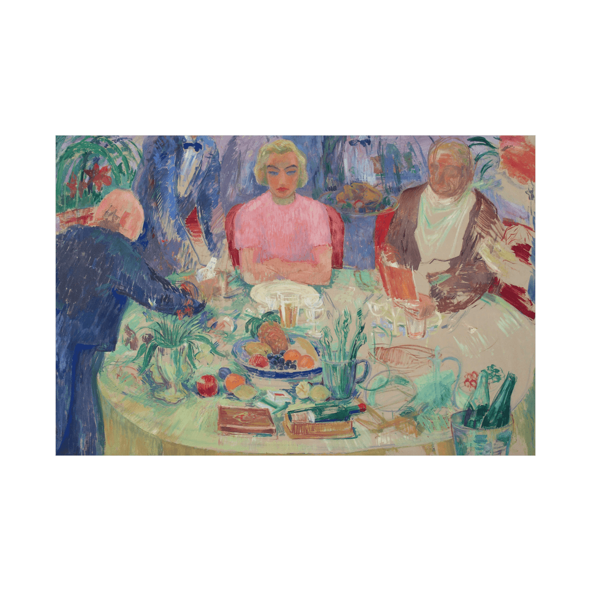 Breakfast Table, Hjalmar Hagelstam - ArtDeco Canvas