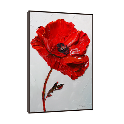 Bright red flower