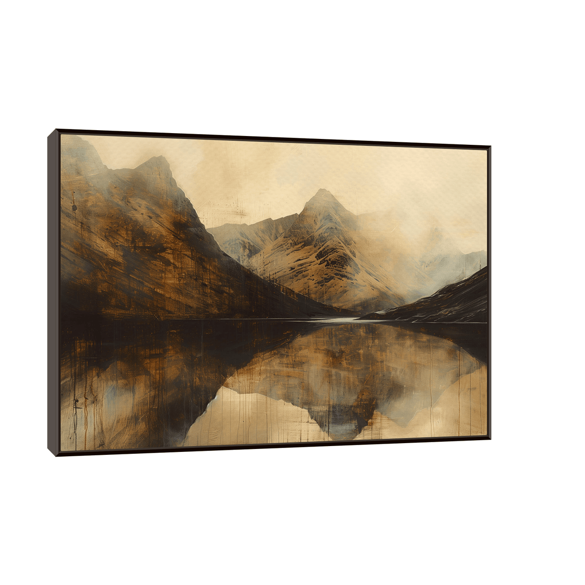 Brown landscape - ArtDeco Canvas