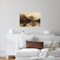 Brown landscape - ArtDeco Canvas