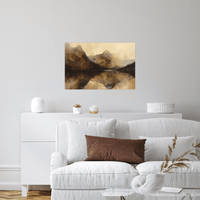 Brown landscape - ArtDeco Canvas