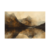 Brown landscape - ArtDeco Canvas