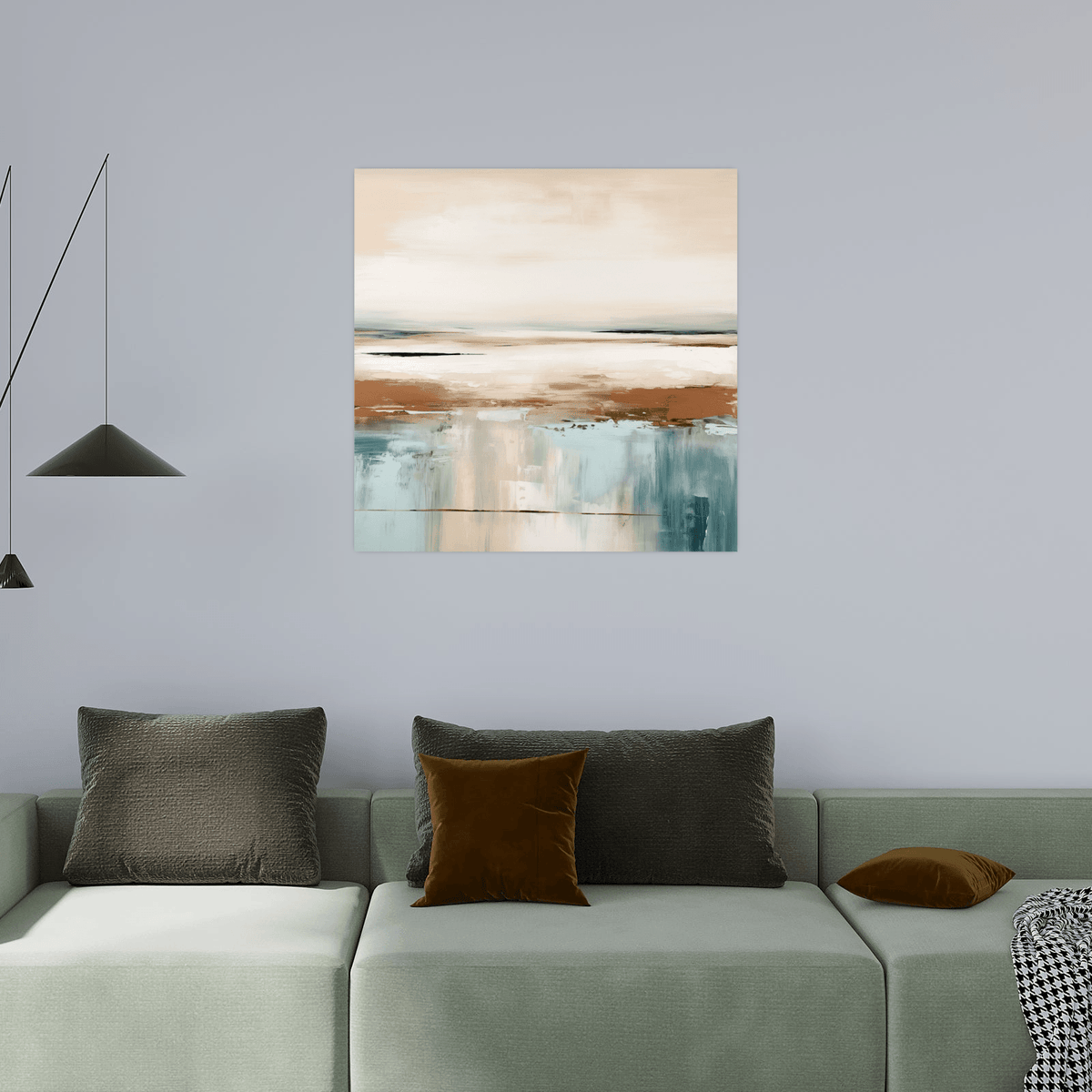 Brown reflection - ArtDeco Canvas