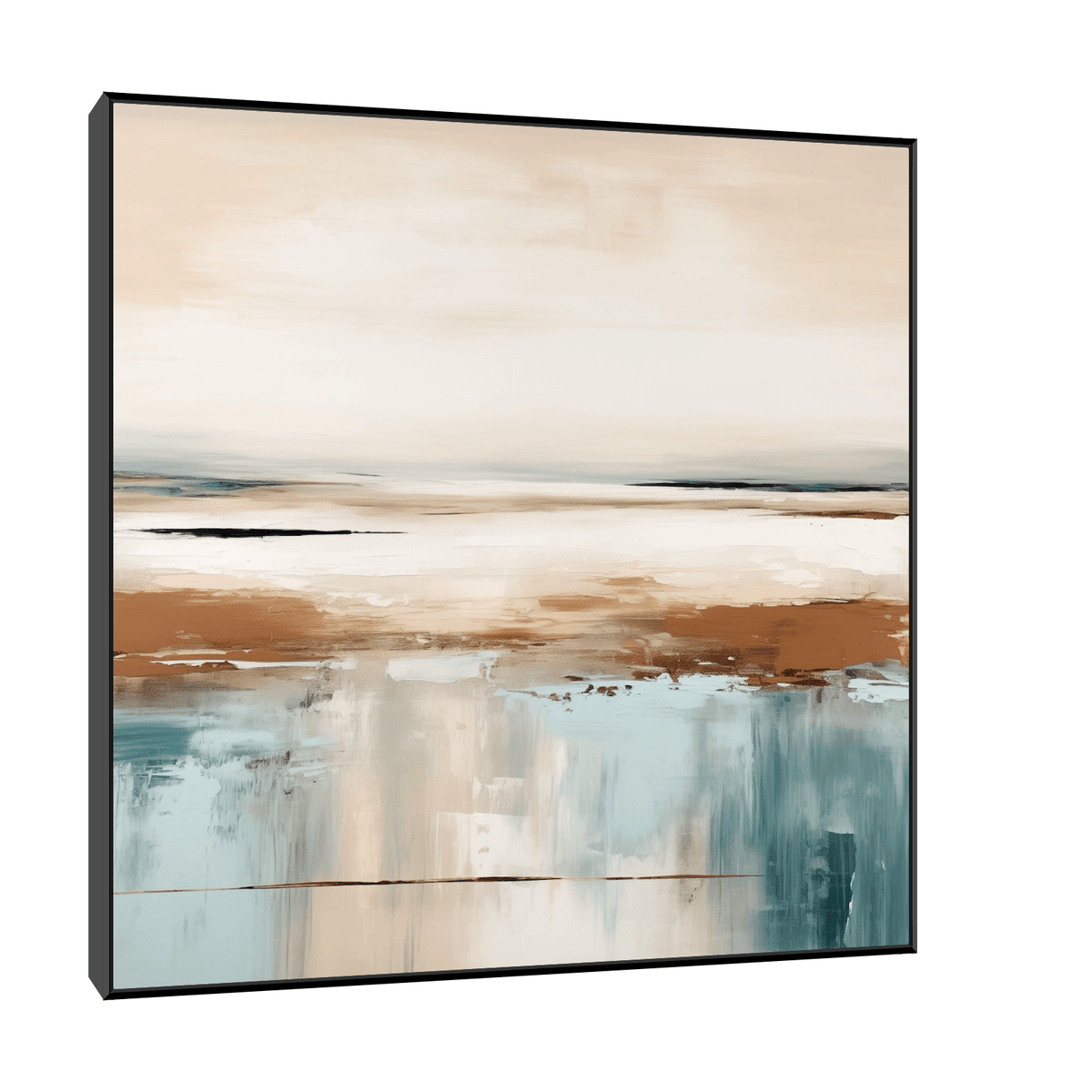 Brown reflection - ArtDeco Canvas