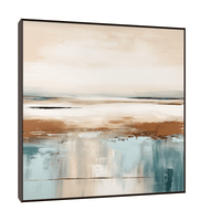 Brown reflection - ArtDeco Canvas