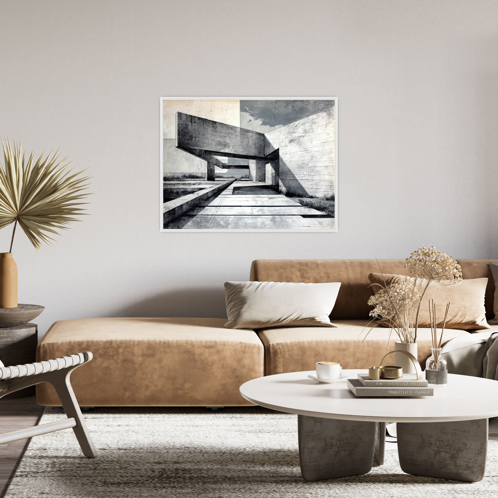 Brutalist Architecture Drawing