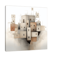 Bunch of buildings - ArtDeco Canvas