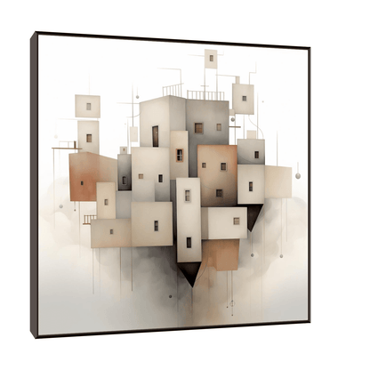 Bunch of buildings - ArtDeco Canvas