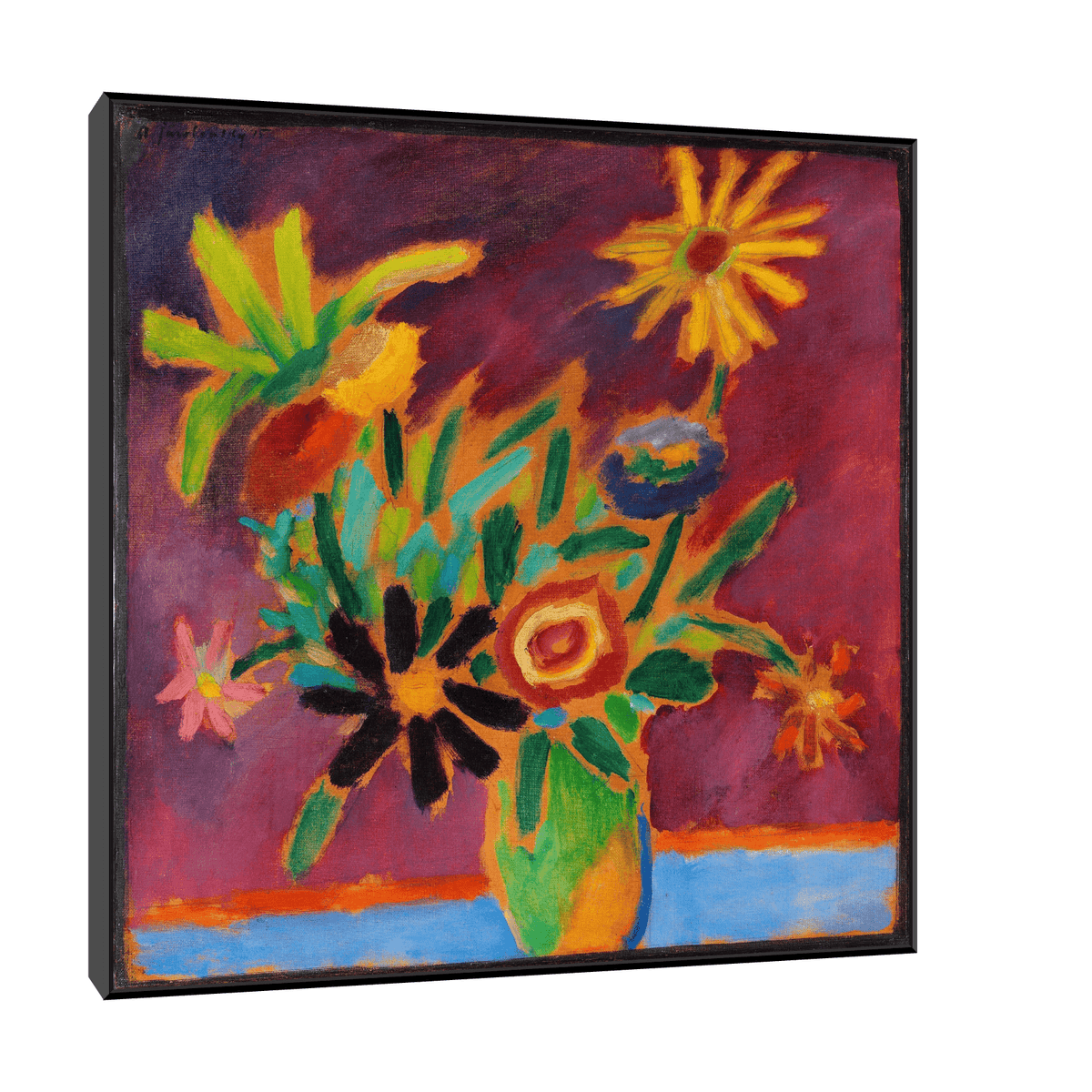 Bunte Blumen, Alexej von Jawlensky - ArtDeco Canvas