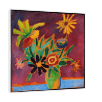 Bunte Blumen, Alexej von Jawlensky - ArtDeco Canvas