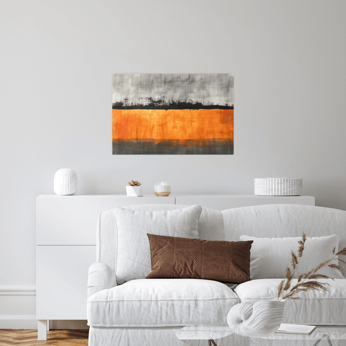 Burning field - ArtDeco Canvas