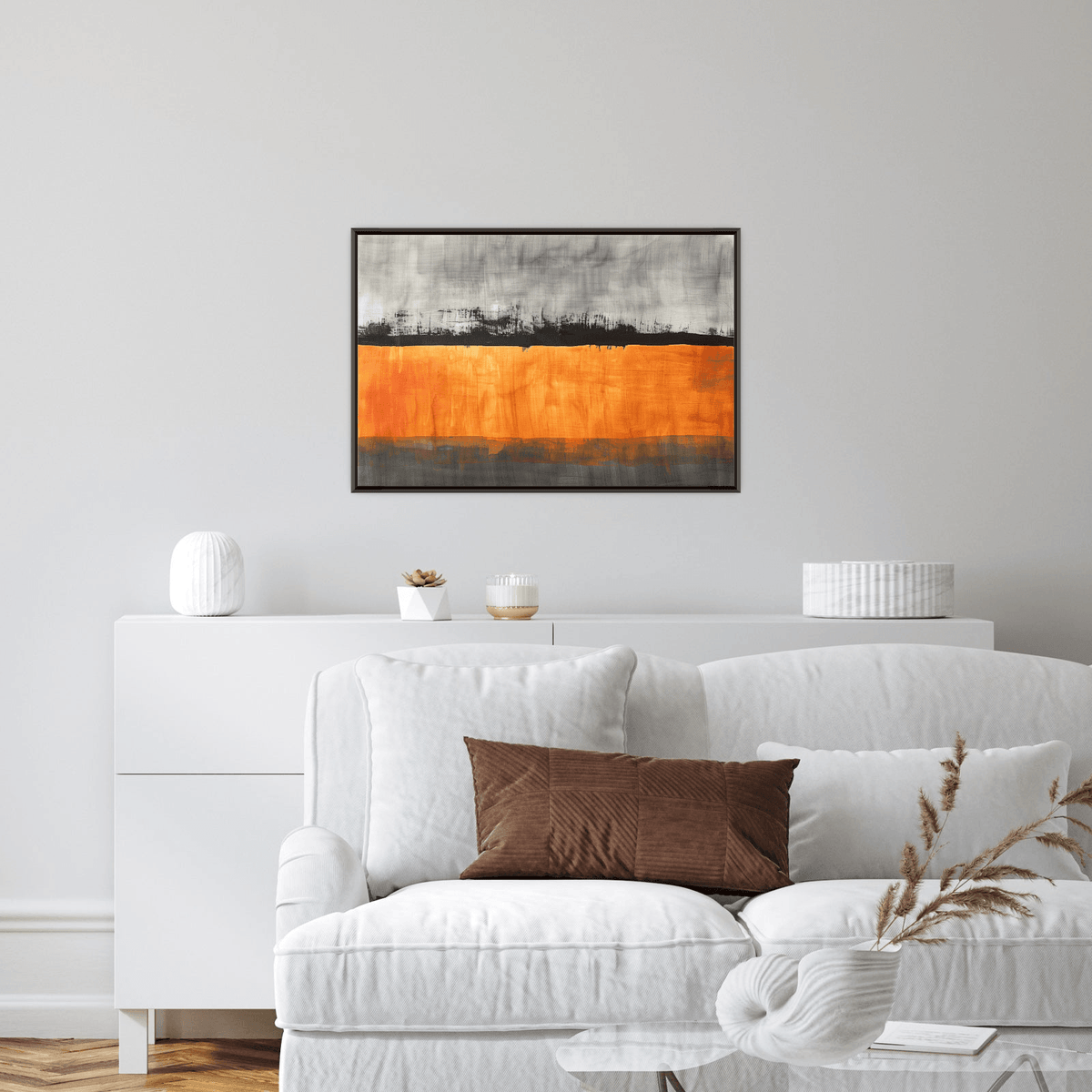 Burning field - ArtDeco Canvas