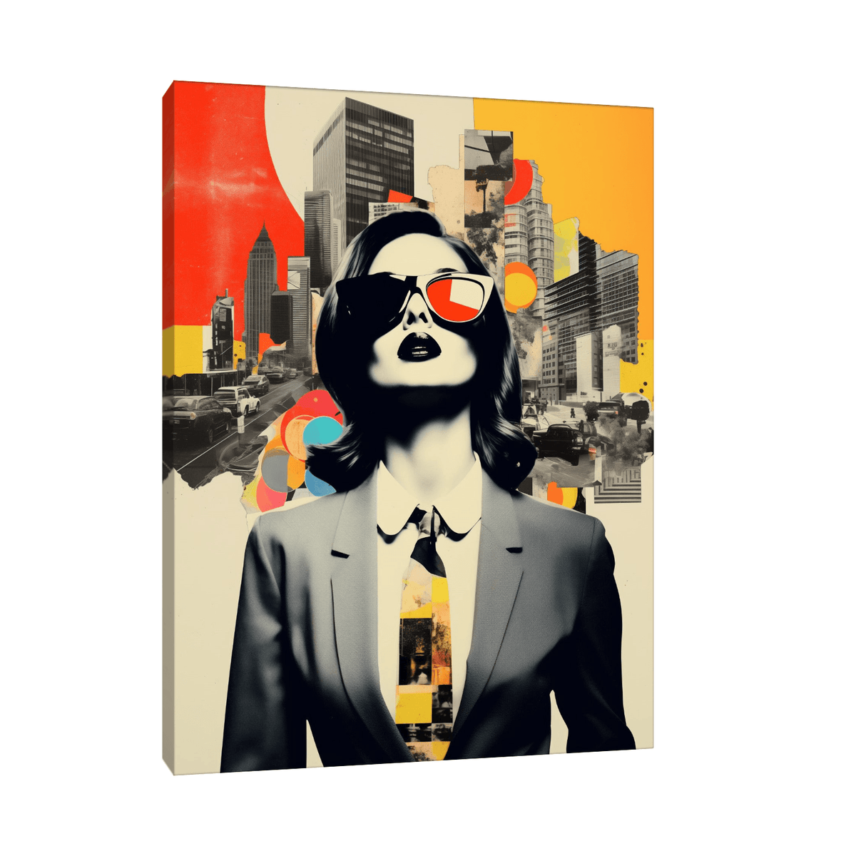 Business woman - ArtDeco Canvas