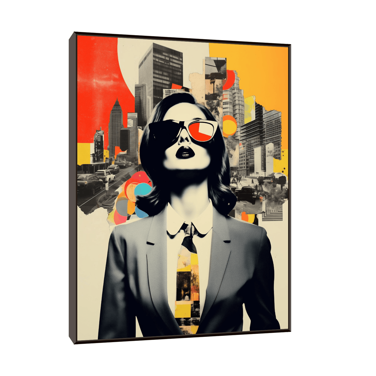 Business woman - ArtDeco Canvas