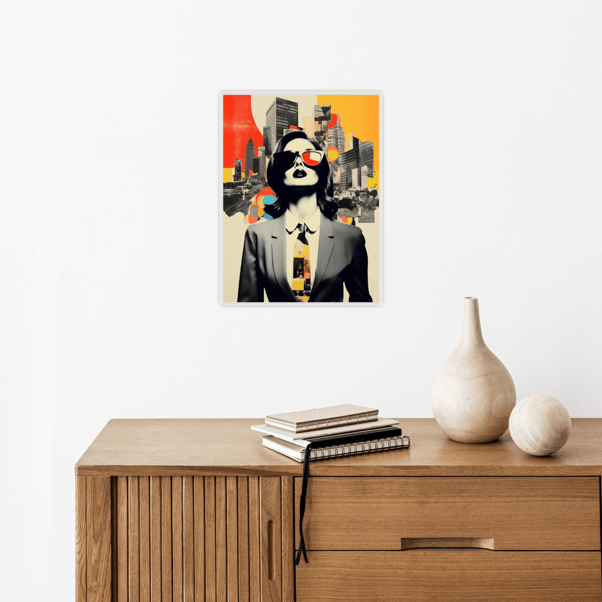 Business woman - ArtDeco Canvas