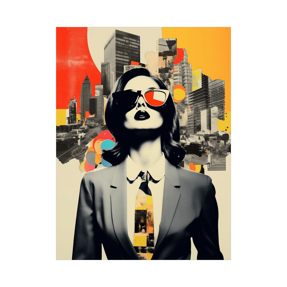 Business woman - ArtDeco Canvas