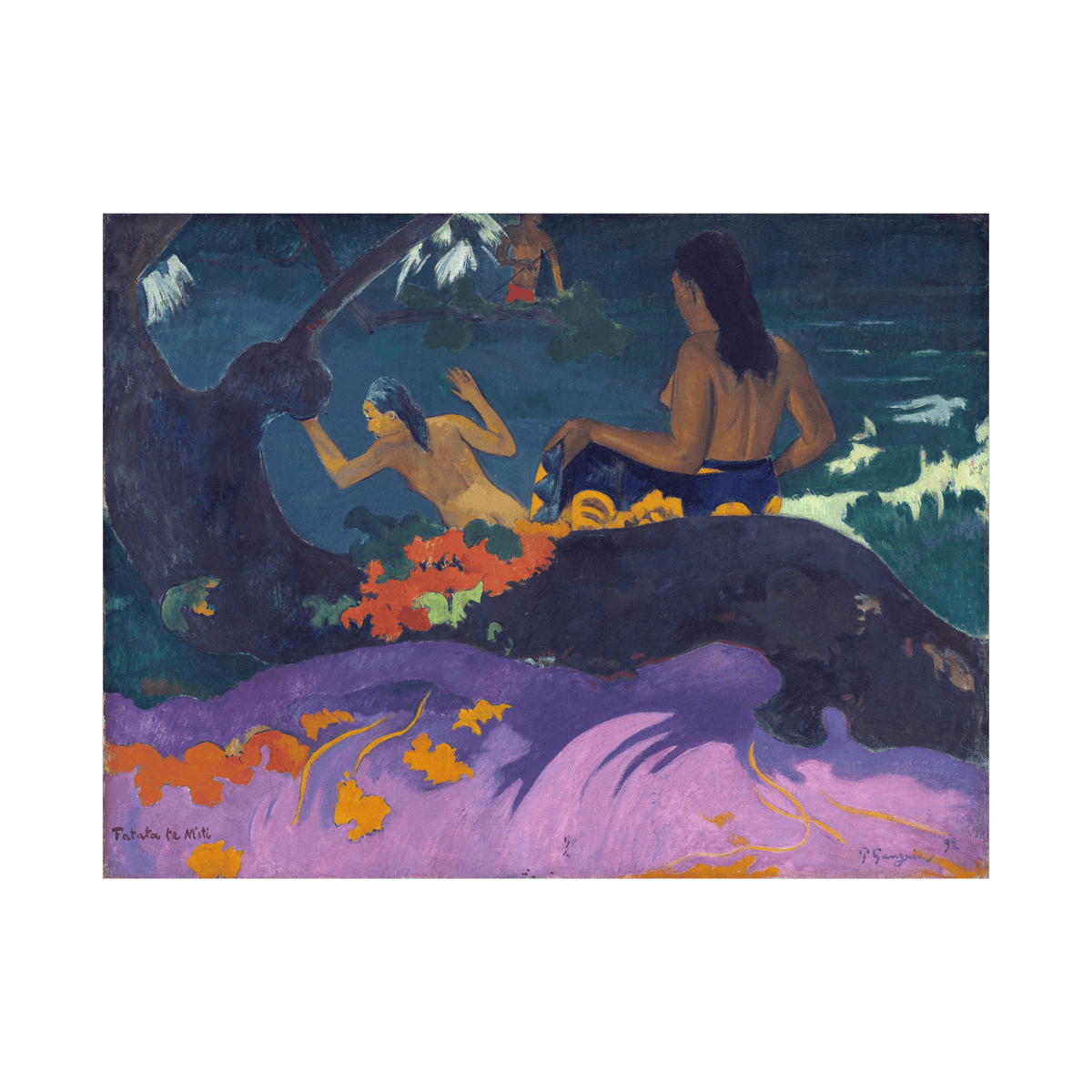 By the Sea, Paul Gauguin - ArtDeco Canvas