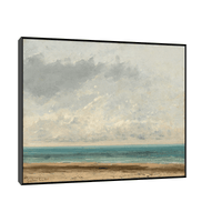 Calm Sea, Gustave Courbet - ArtDeco Canvas