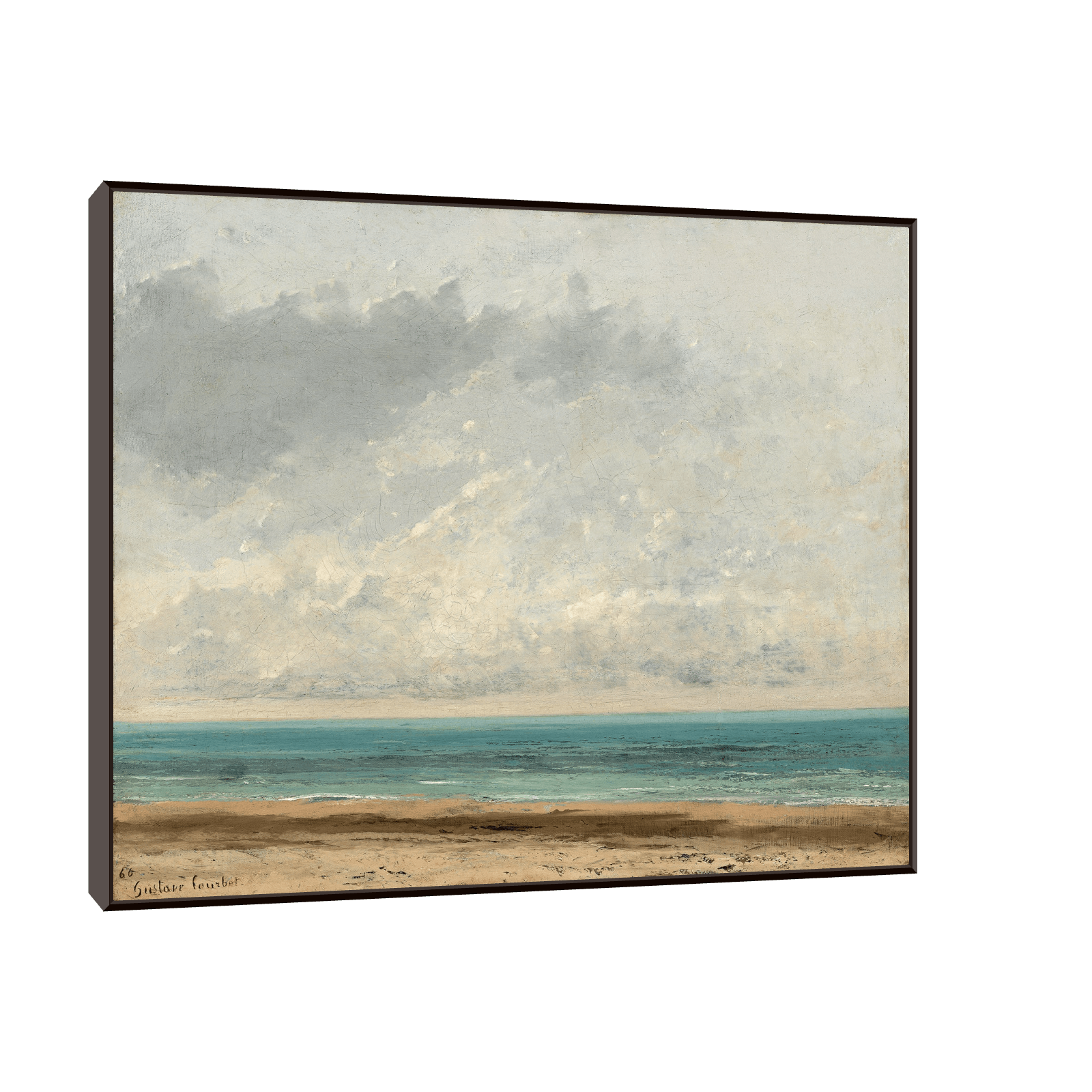 Calm Sea, Gustave Courbet - ArtDeco Canvas