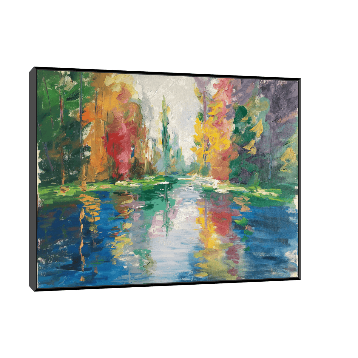 Calm lake - ArtDeco Canvas