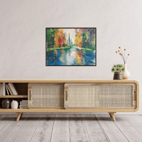 Calm lake - ArtDeco Canvas