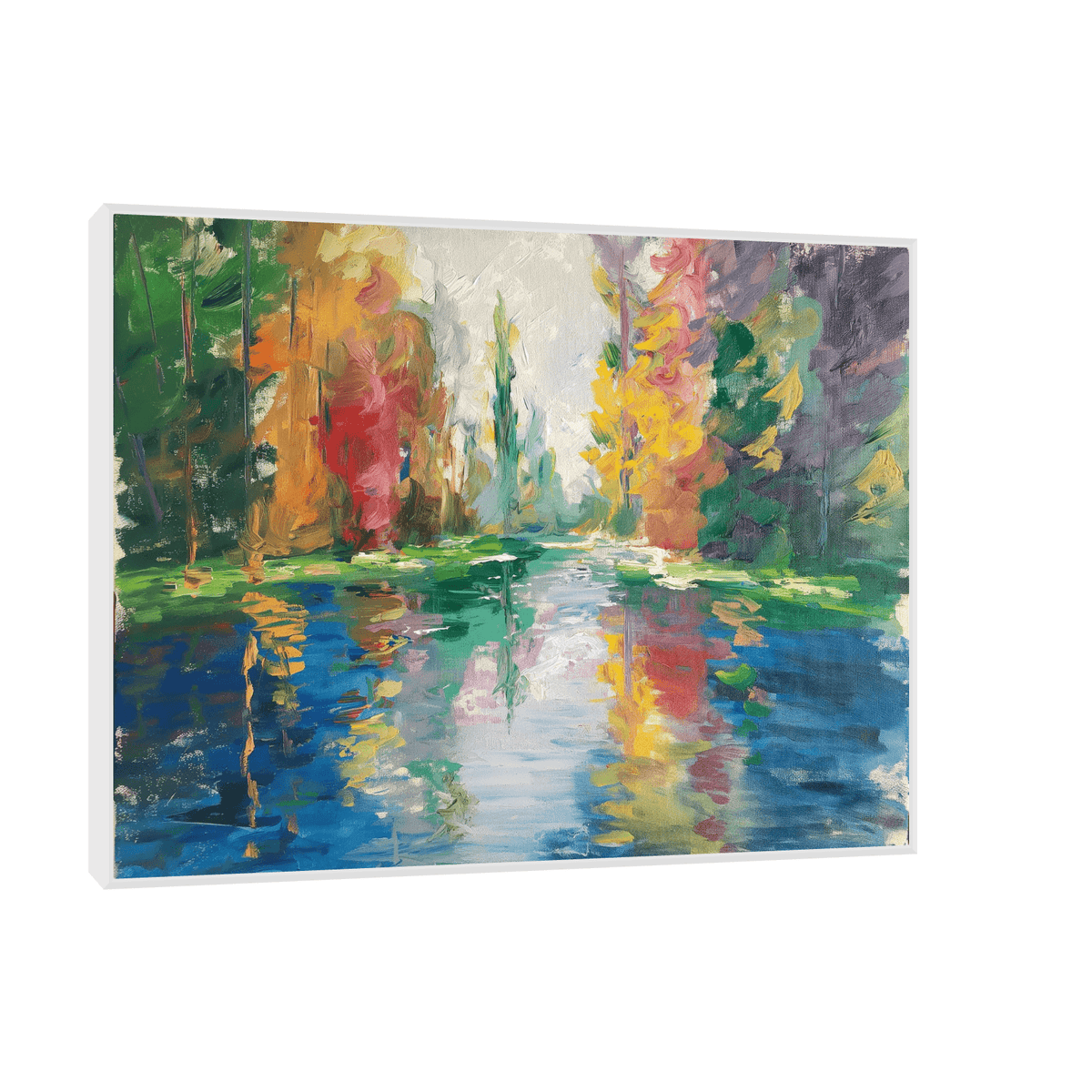 Calm lake - ArtDeco Canvas