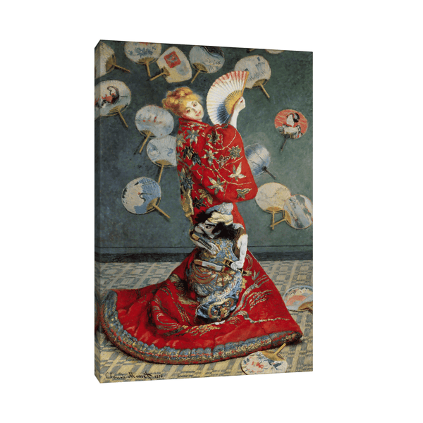 Camille Monet In Japanese Costume, Claude Monet - ArtDeco Canvas