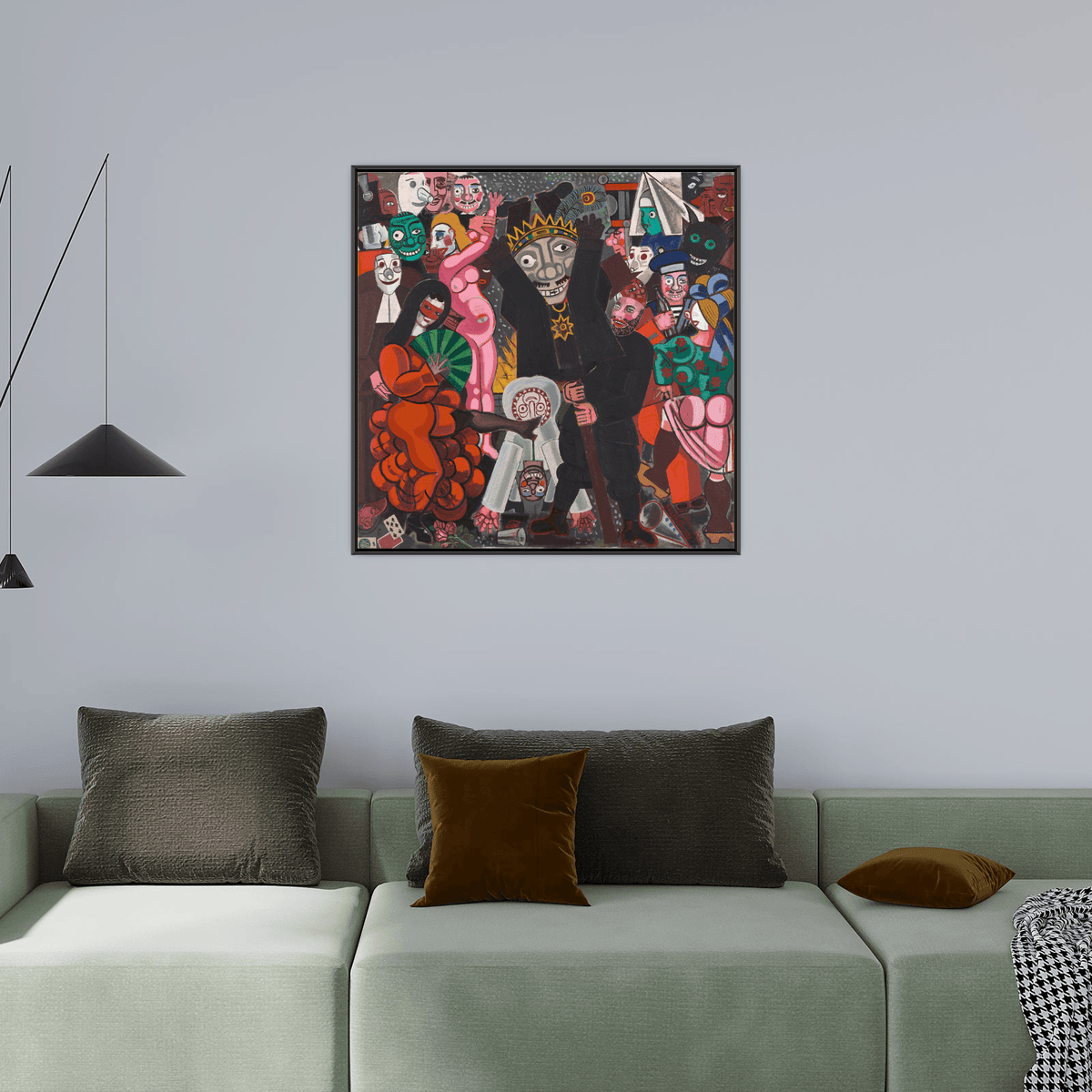 Carnaval, Jean Brusselmans - ArtDeco Canvas