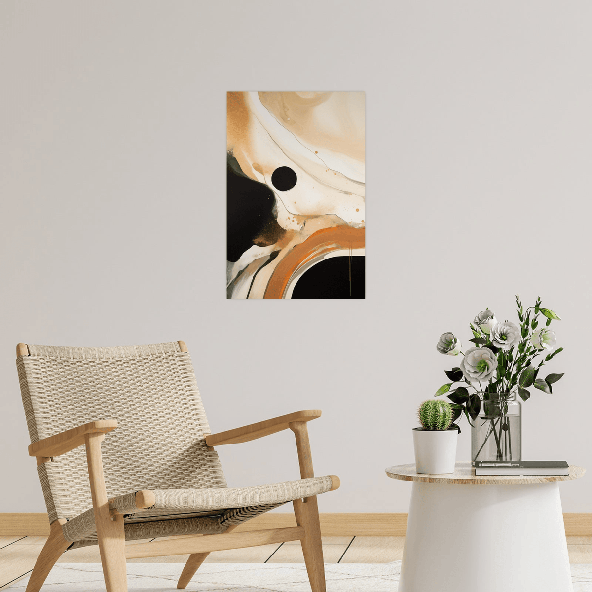 Celestial Currents - ArtDeco Canvas