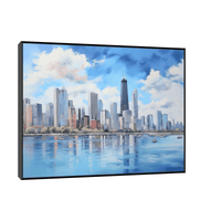 Chicago panorama - ArtDeco Canvas