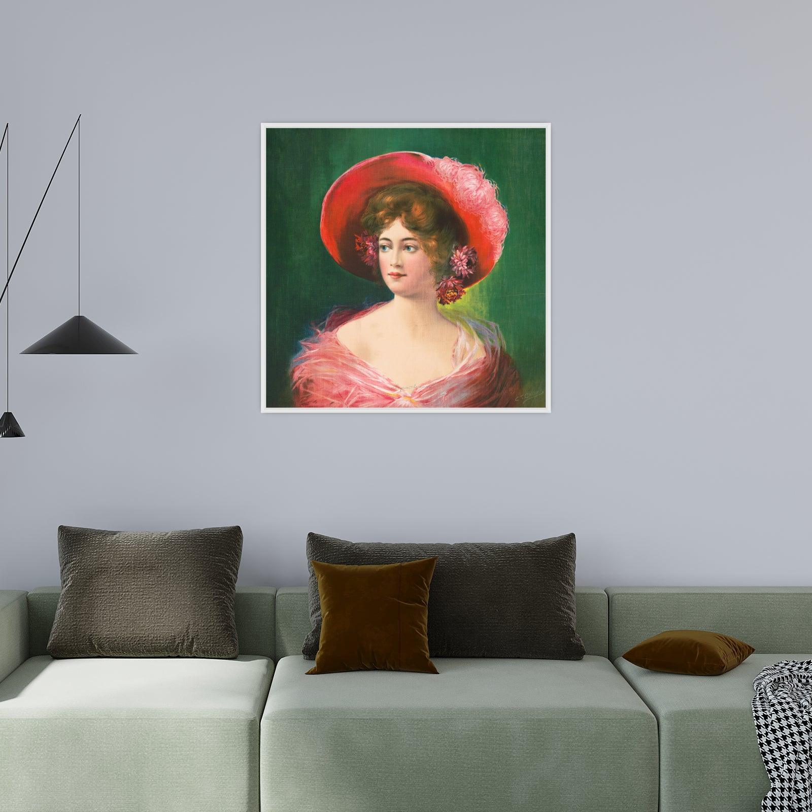 Chrysanthemum, C.T. Collins - ArtDeco Canvas