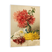 Chrysanthemums, William Duffield - ArtDeco Canvas