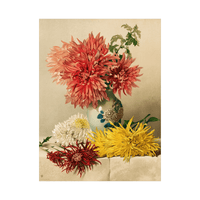 Chrysanthemums, William Duffield - ArtDeco Canvas