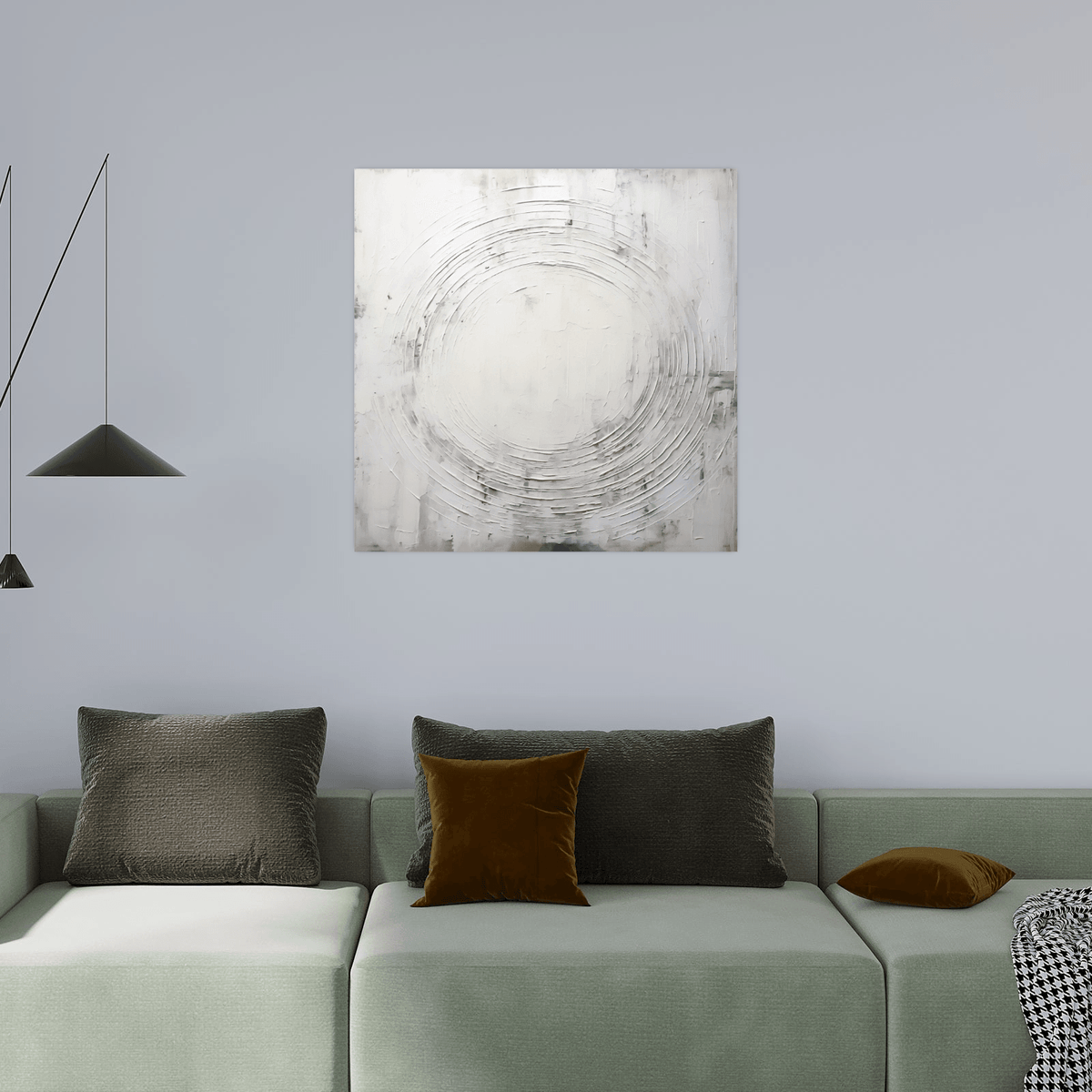 Circle on the wall - ArtDeco Canvas