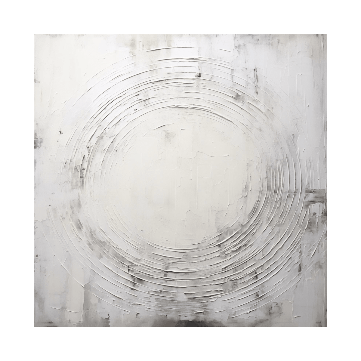 Circle on the wall - ArtDeco Canvas