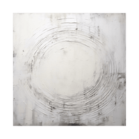 Circle on the wall - ArtDeco Canvas