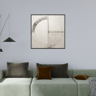 Circle outlined - ArtDeco Canvas