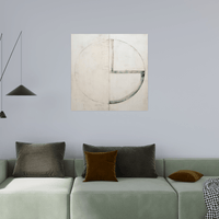 Circle outlined ll - ArtDeco Canvas