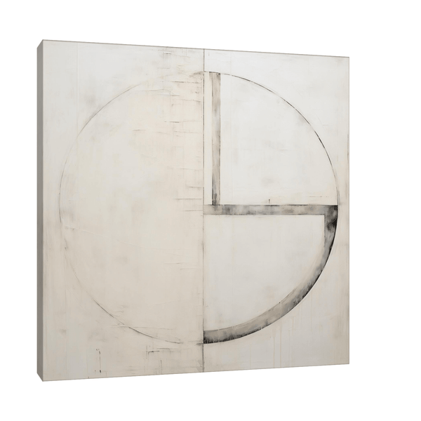 Circle outlined ll - ArtDeco Canvas