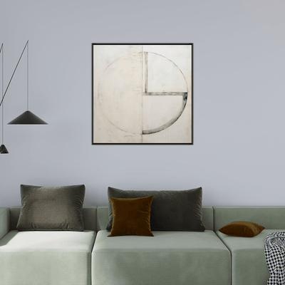 Circle outlined ll - ArtDeco Canvas