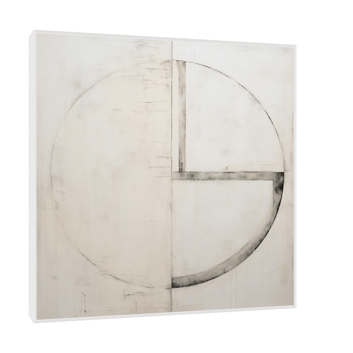 Circle outlined ll - ArtDeco Canvas