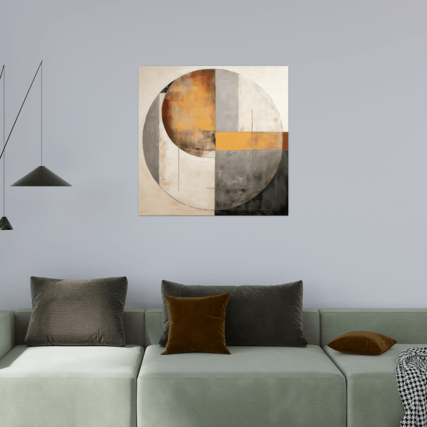 Circular frequencies - ArtDeco Canvas