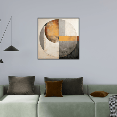 Circular frequencies - ArtDeco Canvas